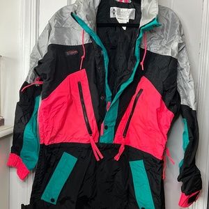 Vintage Columbia Wind Breaker Radial Sleeve - Medium
